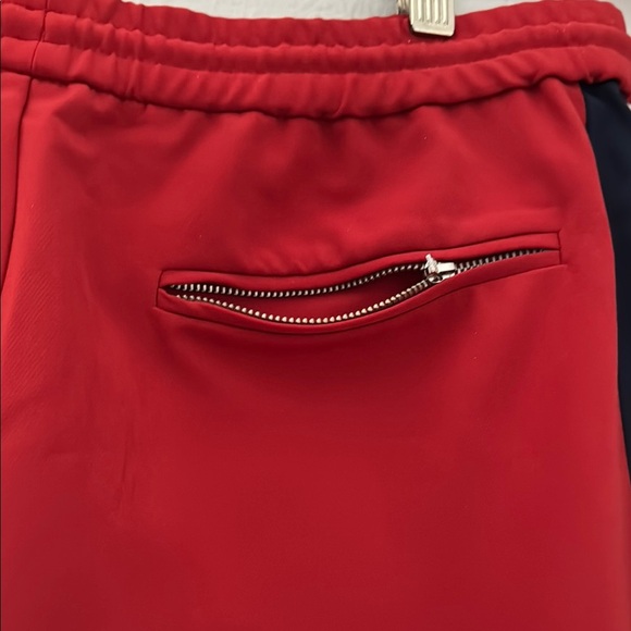 Red Track Pants with White Stripes 7 - Picture 6 of 8